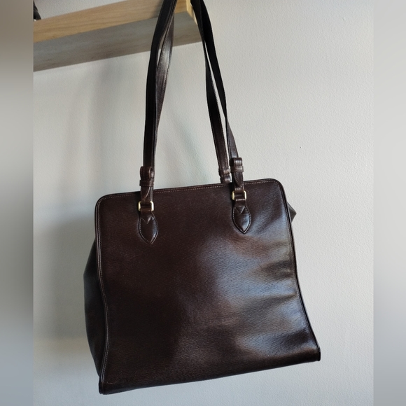 Barry Kieselstein-Cord Vintage Moonstar Brown Leather Tote - Picture 6 of 14